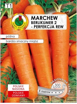 Marchew jadalna Berlikumer2-Perfekcja REW nasiona na taśmie dł. 6m