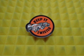 KEEP IT TWISTED HARLEY DAVIDSON STICKER 5,8 x 5,3 см
