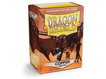 Матовые медные обложки для карт Dragon Shield