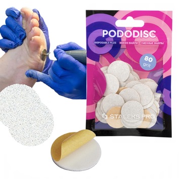 Staleks nakładki ścierne do PODODISC M PDF-20-80W