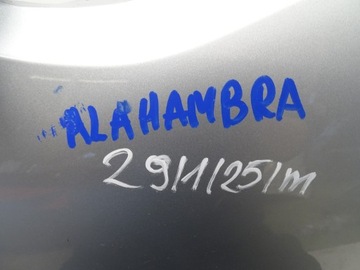 BLATNÍK LEVÝ PŘEDNÍ SEAT ALHAMBRA II 7N 10- STŘÍBRNY