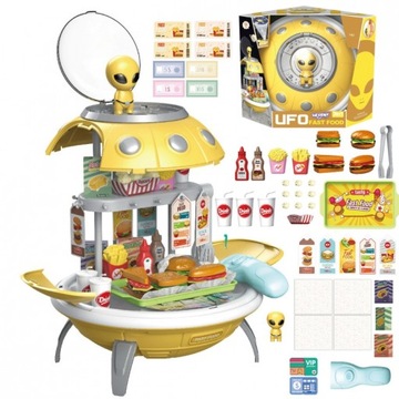 WOOPIE Sklep Fast Food 3w1 Plecak Projektor UFO 60