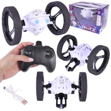 Auto na dálkové ovládání s dálkovým ovládáním Rotace 360 Led Skákací 80c Bounce