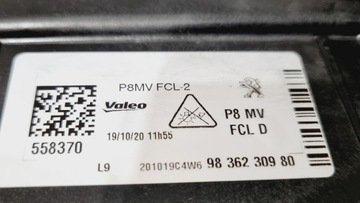 HALOGEN DRL PRAVÝ LED PEUGEOT 3008 II 5008 FACELIFT EVROPA
