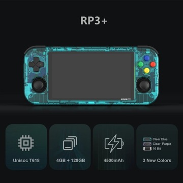 Retroid Pocket 3 Портативный игровой автомат в стиле ретро с сенсорным экраном 4,7 дюйма и 4G