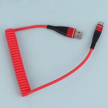 ПРУЖИННЫЙ ВЫДВИЖНОЙ USB-КАБЕЛЬ ДЛЯ ЗАРЯДКИ