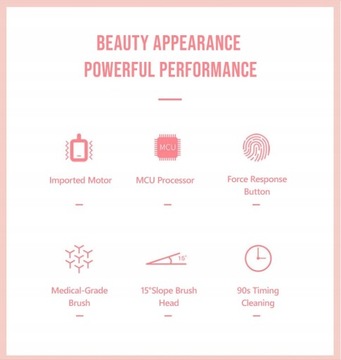 Массажная щетка для чистки лица Sonic Electric Deep