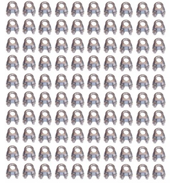 ZACISK LINY 6mm 100 sztuk LINOWY DO LIN STALOWYCH