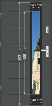 Теплая входная дверь толстая 72мм LUX27 BLACK 90L