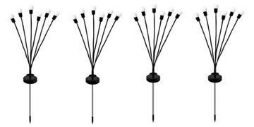 4x СОЛНЕЧНЫЕ ЛАМПЫ СОЛНЕЧНАЯ ЛАМПА САДОВЫЕ ШАРИКИ 6 СВЕТОДИОДОВ ДЛЯ САДА IP44