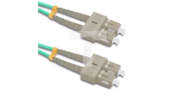 Qoltec Patchcord światłowodowy SC/UPC - SC/UPC Multimode 50/125 OM4 Duple