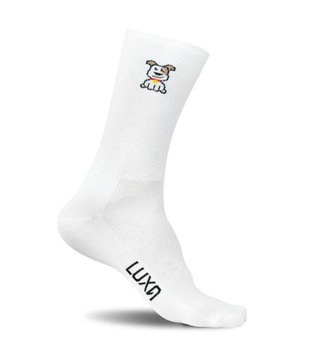 Skarpety kolarskie Luxa Emoji Dog - L/XL