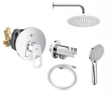Zestaw prysznicowy z baterią GROHE Bauloop 30cm