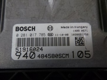 ALFA ROMEO GIULIETTA JEDNOTKA 0281017785 51916024