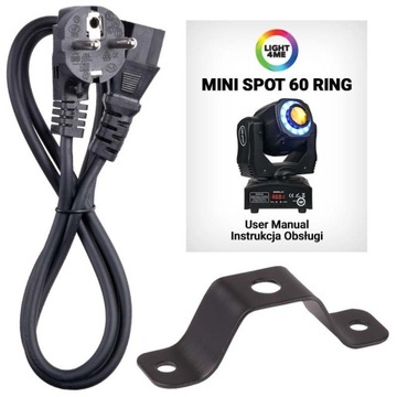 LIGHT4ME MINI SPOT 60 Подвижная головка RING Светодиодная подвижная головка