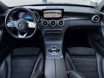 Mercedes Klasa C W205 Kombi Facelifting 1.6 180 156KM 2018 Mercedes-Benz Klasa C C180 9G-Tronic AMG-Line Virtual Full LED Kamera Gwar, zdjęcie 18