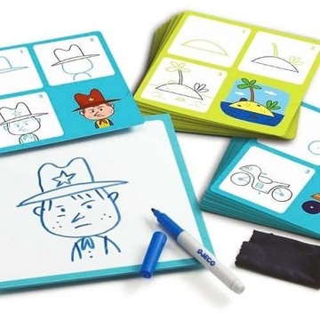Zestaw do rysowania Krok po Kroku Eduludo Djeco 4+