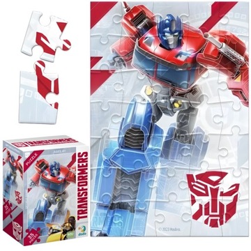 PUZZLE MINI TRANSFORMERS 35 EL. - ZABAWA I EDUKACJA DLA DZIECI