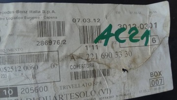 LEVÉ PODBĚH PŘEDNÍ MERCEDES W221 A2216903330 ORIGINÁLNÍ