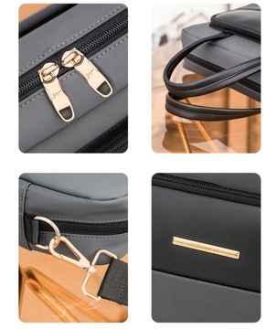 Сумка через плечо для ноутбуков с диагональю 15,6–17 дюймов. Деловая сумка-портфель с рукавами.