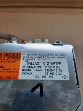 MĚNIČ XENON RENAULT VEL SATIS 8200051260 39000-16170 031100-0130