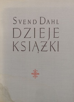 Dzieje książki Svend Dahl