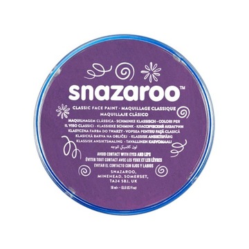 FARBA DO MALOWANIA TWARZY FIOLETOWA 18ml SNAZAROO