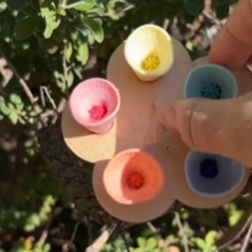 КРУЖКИ ДЛЯ ПИТЬЯ ИЗ СМОЛЫ, 5 ШТ.