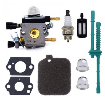 Zestaw gaźnika do dmuchawy do liści Stihl BG45 BG46 BG55 SH55 SH85 Zama