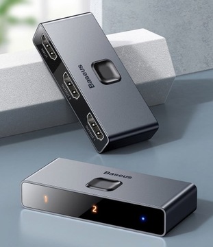 Переключатель-разветвитель HDMI 2x HDMI 4K, 30 Гц, двунаправленный