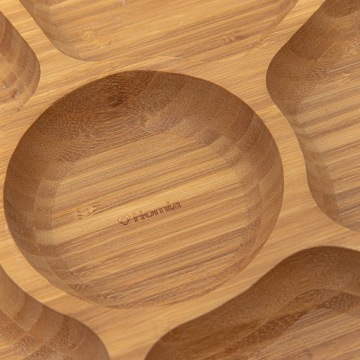 Бамбуковое блюдо BAMBOU с отделениями 32х4 см HOMLA