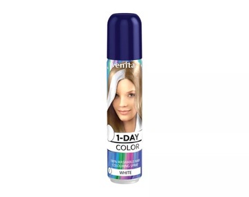 Venita 1-Day Color Spray do włosów 1 WHITE 50ml
