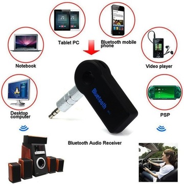 Адаптер аудиоресивера Bluetooth AUX Mini-Jack