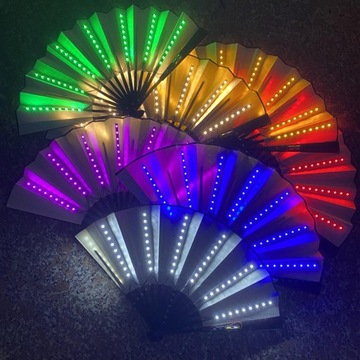 LED Składane materiały wentylatora Armatura Nocny