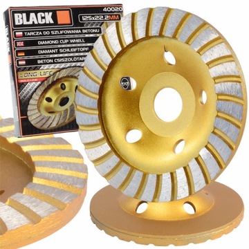 TARCZA DIAMENTOWA GARNKOWA 125 x 22 TURBO