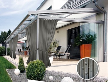 Zasłony Zasłona Ogrodowe Tarasowe Tarasowa Pergola 150cmx270cm Wodoodporne