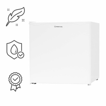 Небольшой встраиваемый мини-холодильник с морозильной камерой, гостиничный белый, 46 л.