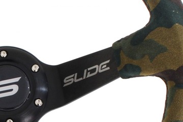 Спортивный раллийный руль 350 мм 80 мм Suede Camo