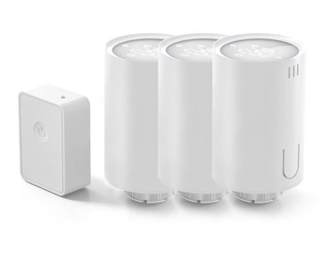 3x Głowica termostatyczna HomeKit WiFi Meross +hub