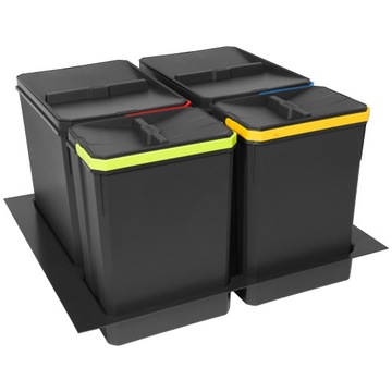 Kosz Segregator na śmieci AXISPACE 60 2x15L 2x7L
