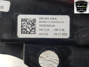 SKODA KODIAK 2023 PO PRAVO SVĚTLA ZADNÍ