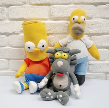 __THE SIMPSONS__dł 30-46cm 3szt