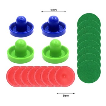 1 комплект мини-толкателей для аэрохоккея и хоккейных шайб