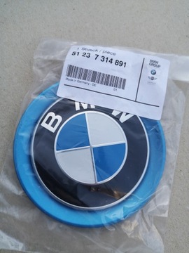 BMW I3 LOGO ZNAK ZNAKY PŘEDNÍ 51237314891