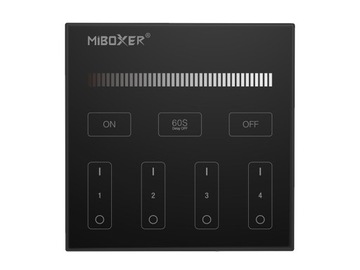 4-зонная светодиодная панель MILIGHT B1 ЧЕРНАЯ НАСТЕННАЯ ПАНЕЛЬ
