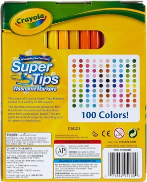 Pisaki Crayola 100 szt.