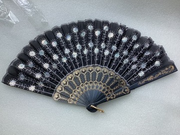 Веерные блестки, сложенные вручную, танец фламенко, испанский цыганский танец