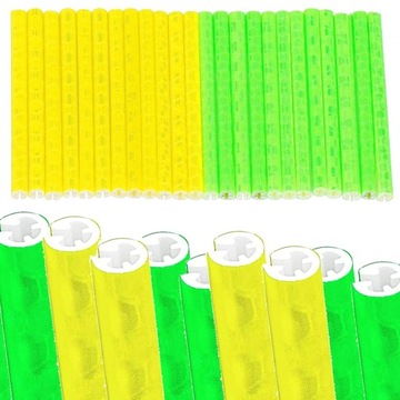 Светоотражающие накладки на спицы, 24 шт.