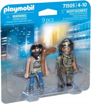 PLAYMOBIL 71505 DuoPack Jednostka specjalna i bandyta