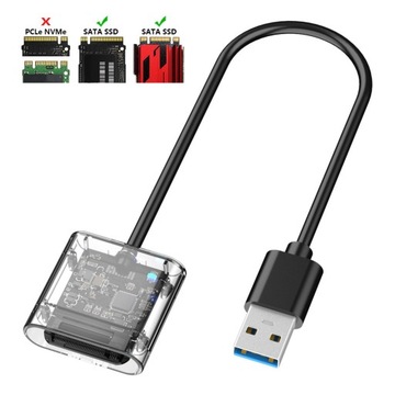 M.2 na USB 3.0 Obudowa adaptera SSD Konwerter Box